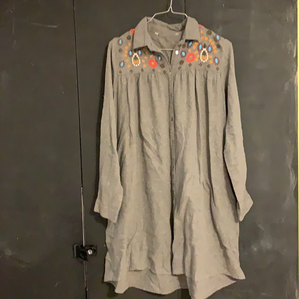 Warm Winter Cover Up / Dress — Long Sleeved Tunic 🌚